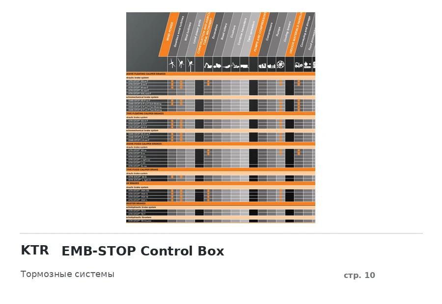 KTR EMB-STOP Control Box