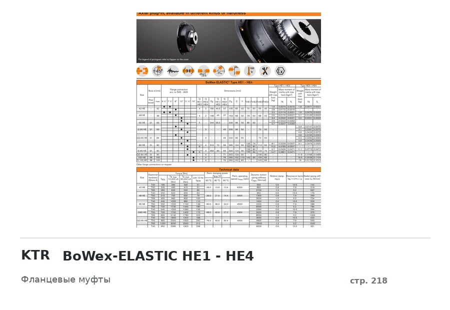 KTR BoWex-ELASTIC HE1 - HE4