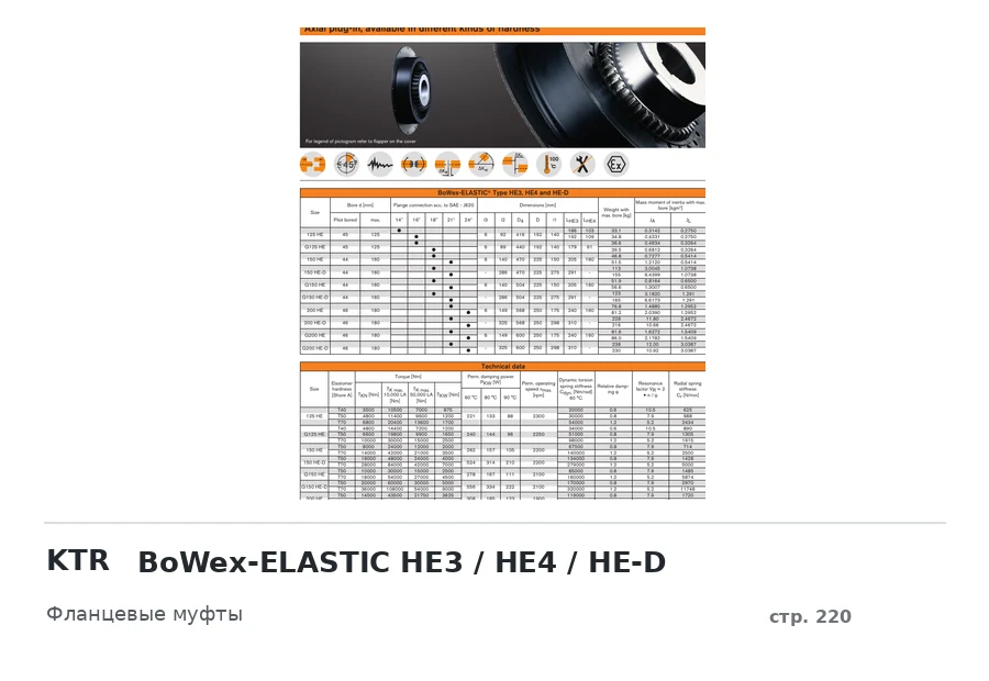 KTR BoWex-ELASTIC HE3 / HE4 / HE-D