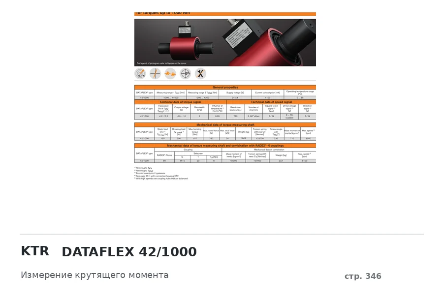 KTR DATAFLEX 42/1000
