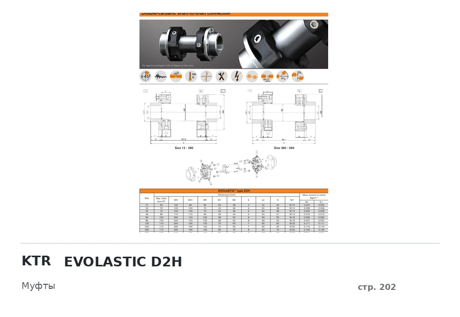 KTR EVOLASTIC D2H