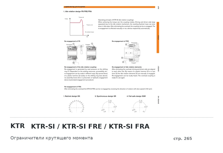 KTR KTR-SI / KTR-SI FRE / KTR-SI FRA