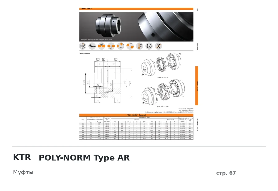 KTR POLY-NORM Type AR