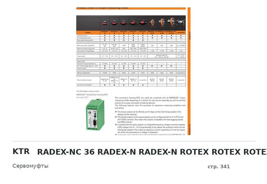 KTR RADEX-NC 36 RADEX-N RADEX-N ROTEX ROTEX ROTEX