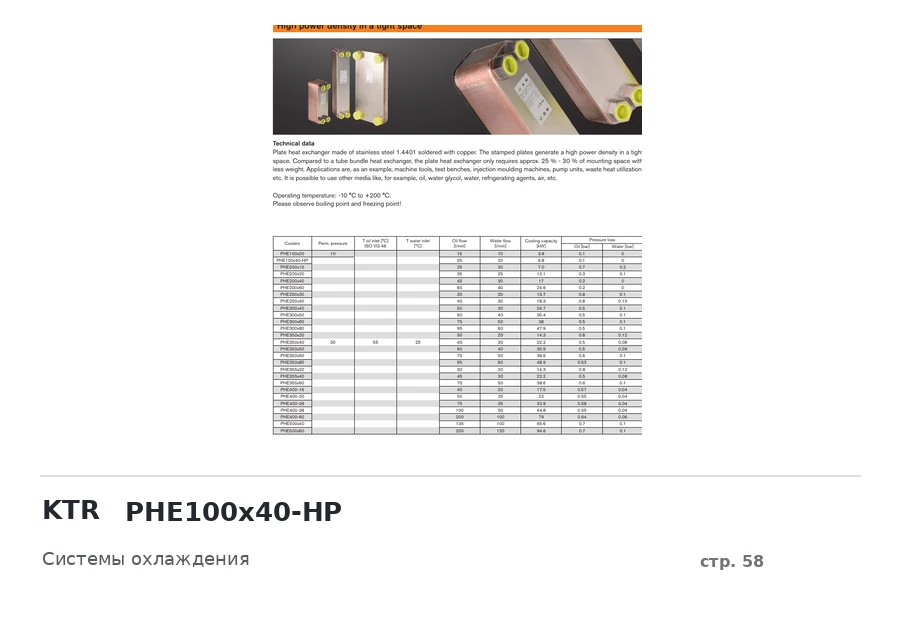 KTR PHE100x40-HP