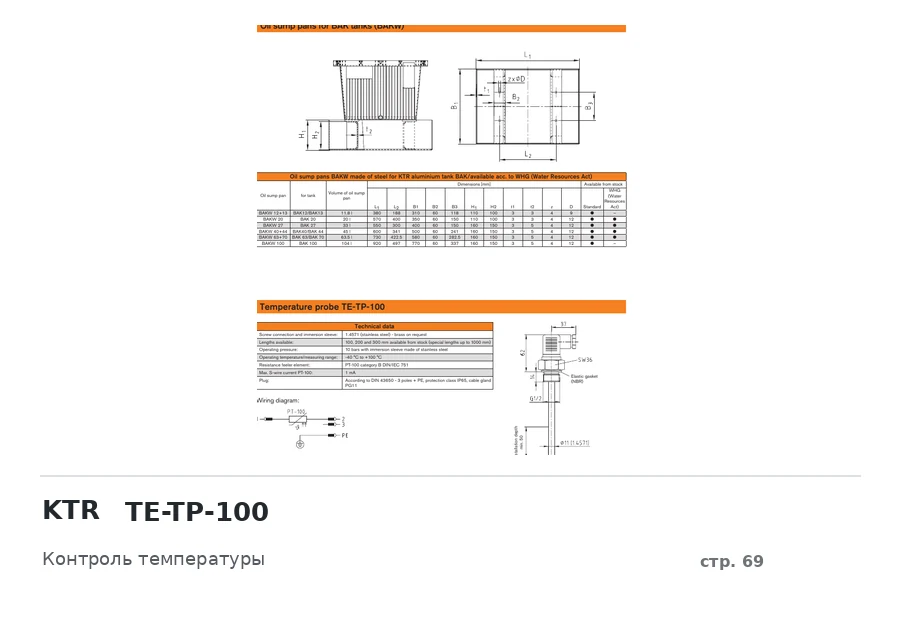 KTR TE-TP-100