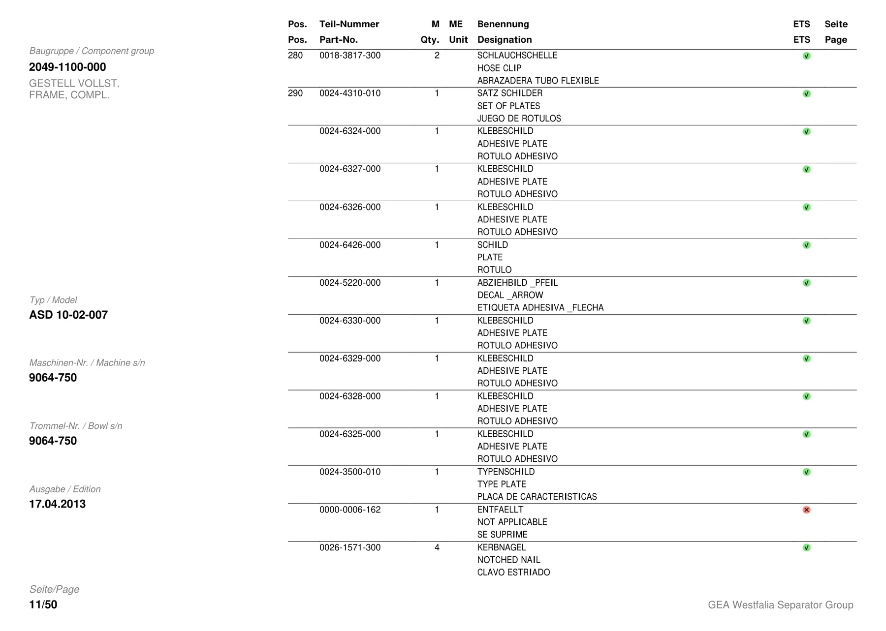 GEA 0024-4310-010