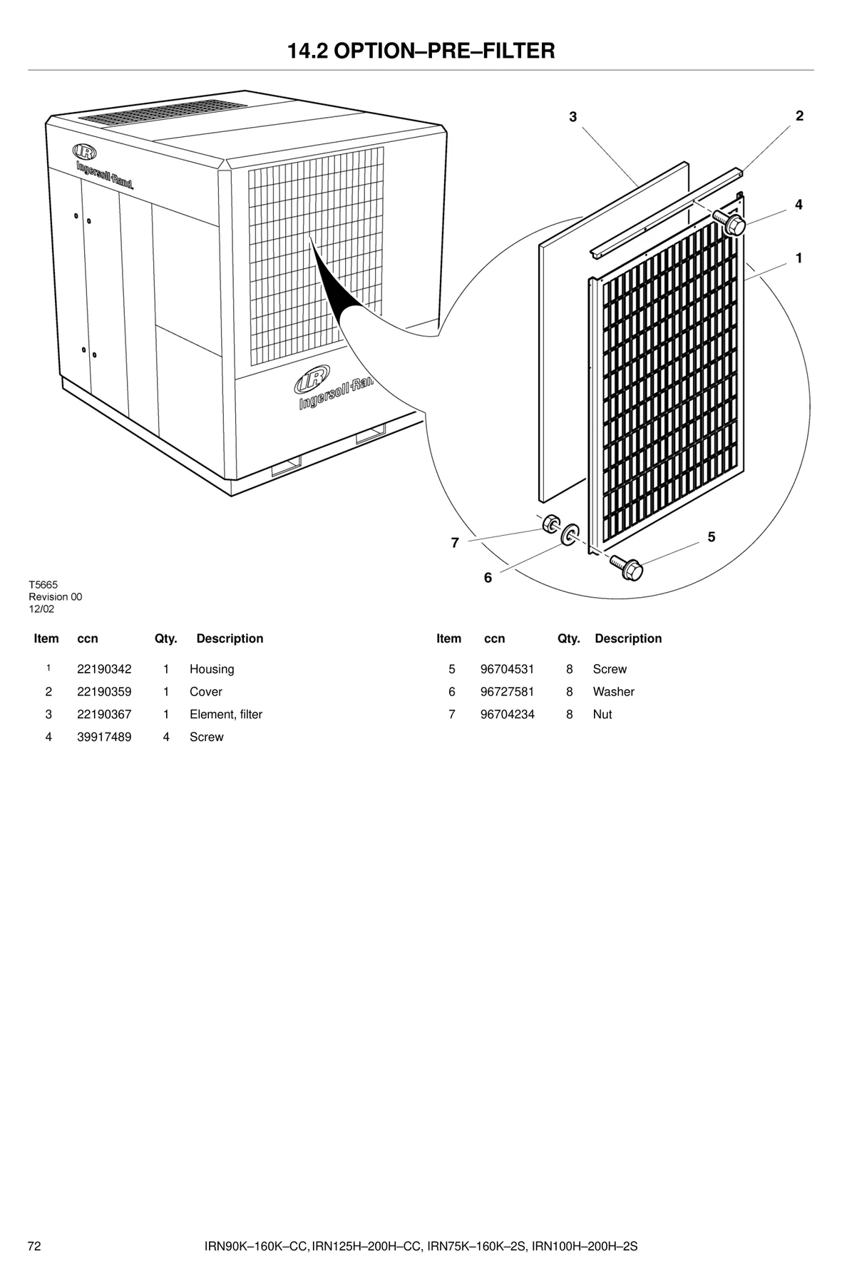 Ingersoll Rand 22190367