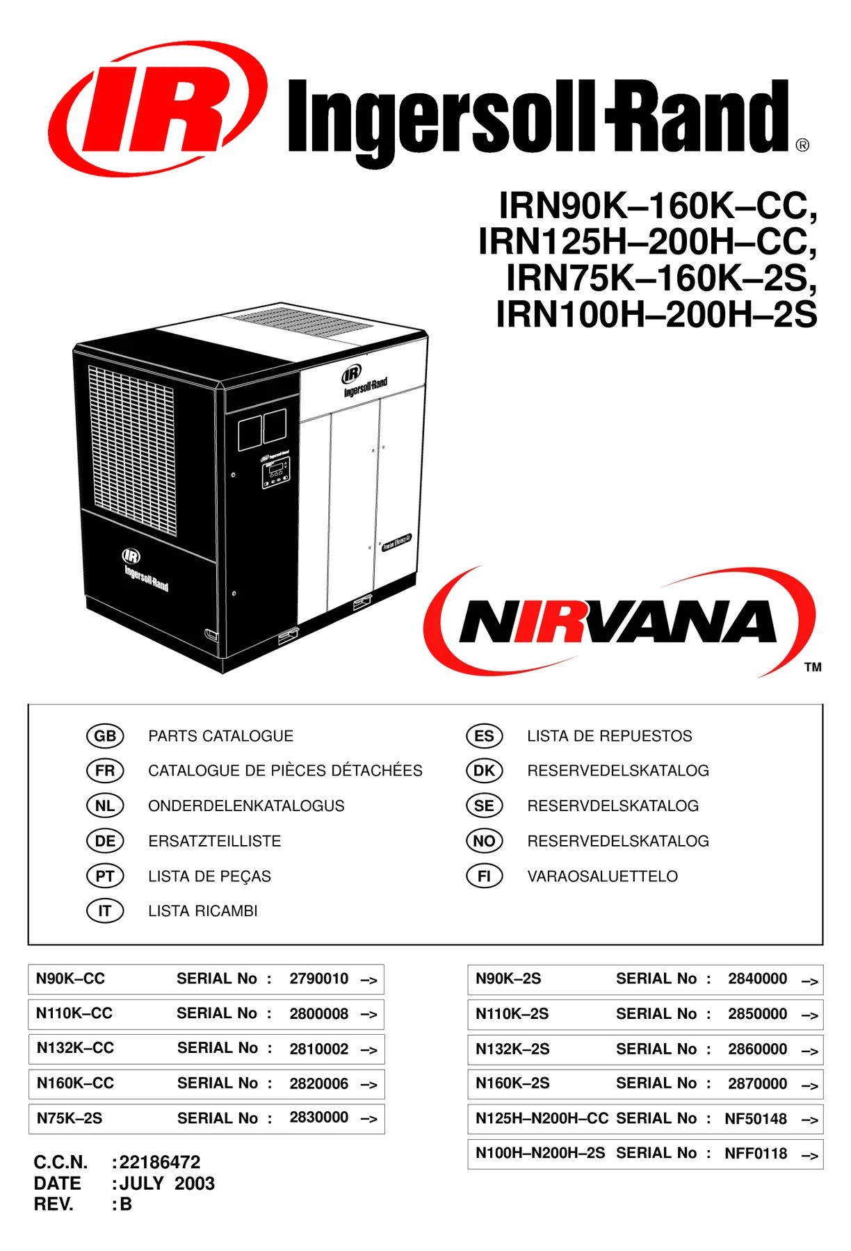 Ingersoll Rand 2860000