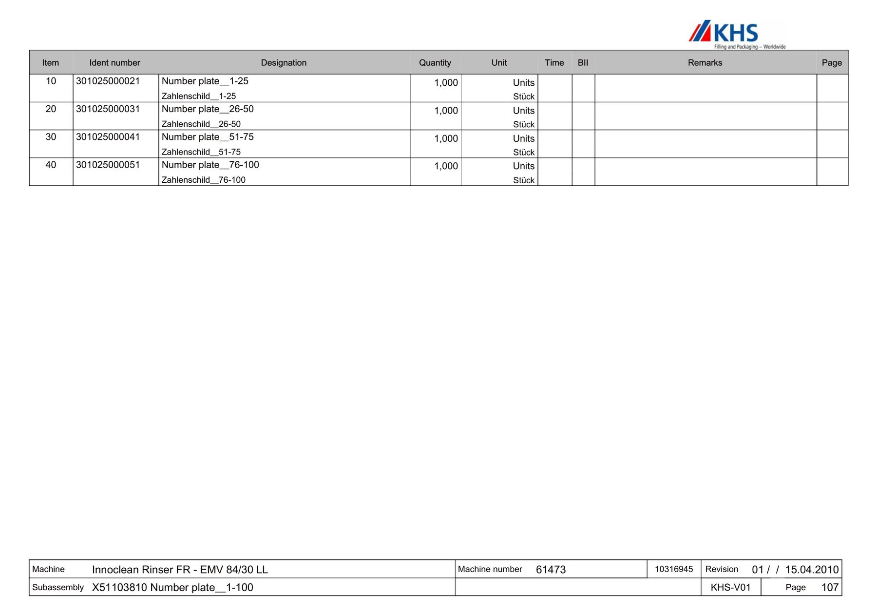 KHS 301025000051