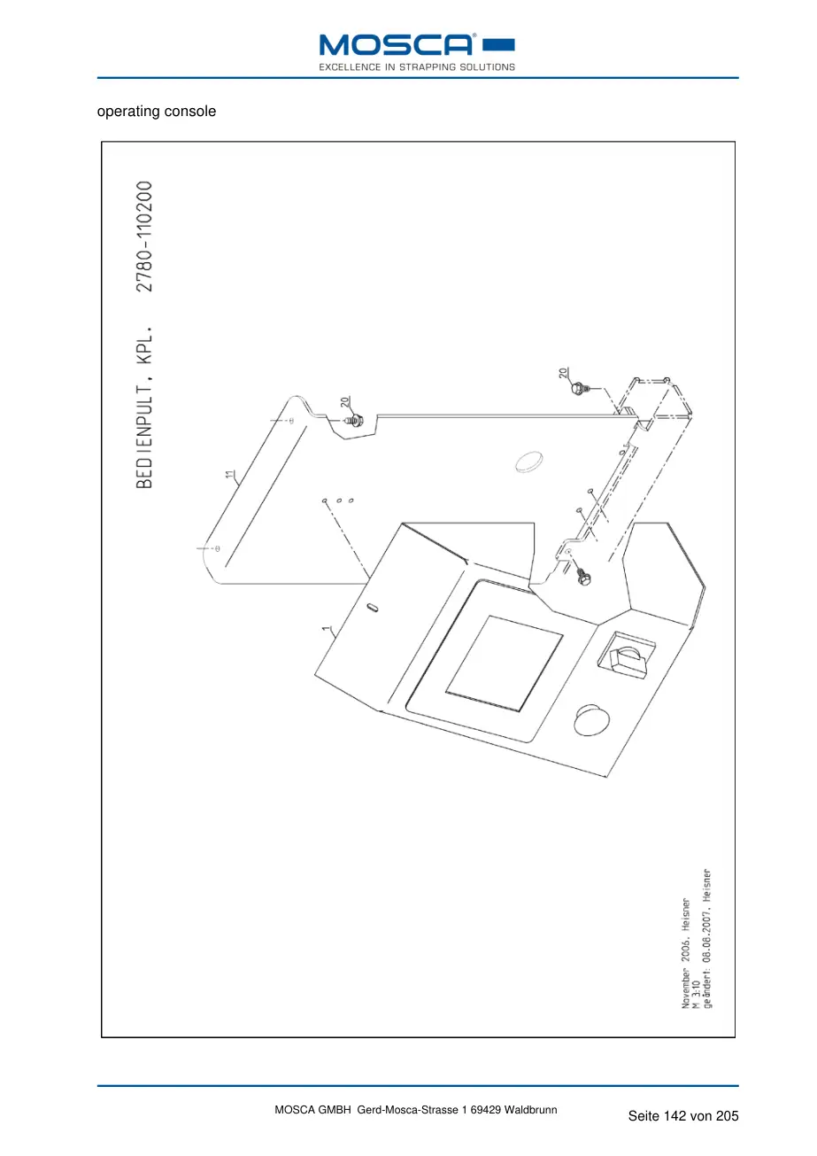 Mosca 2750-111100-00 control