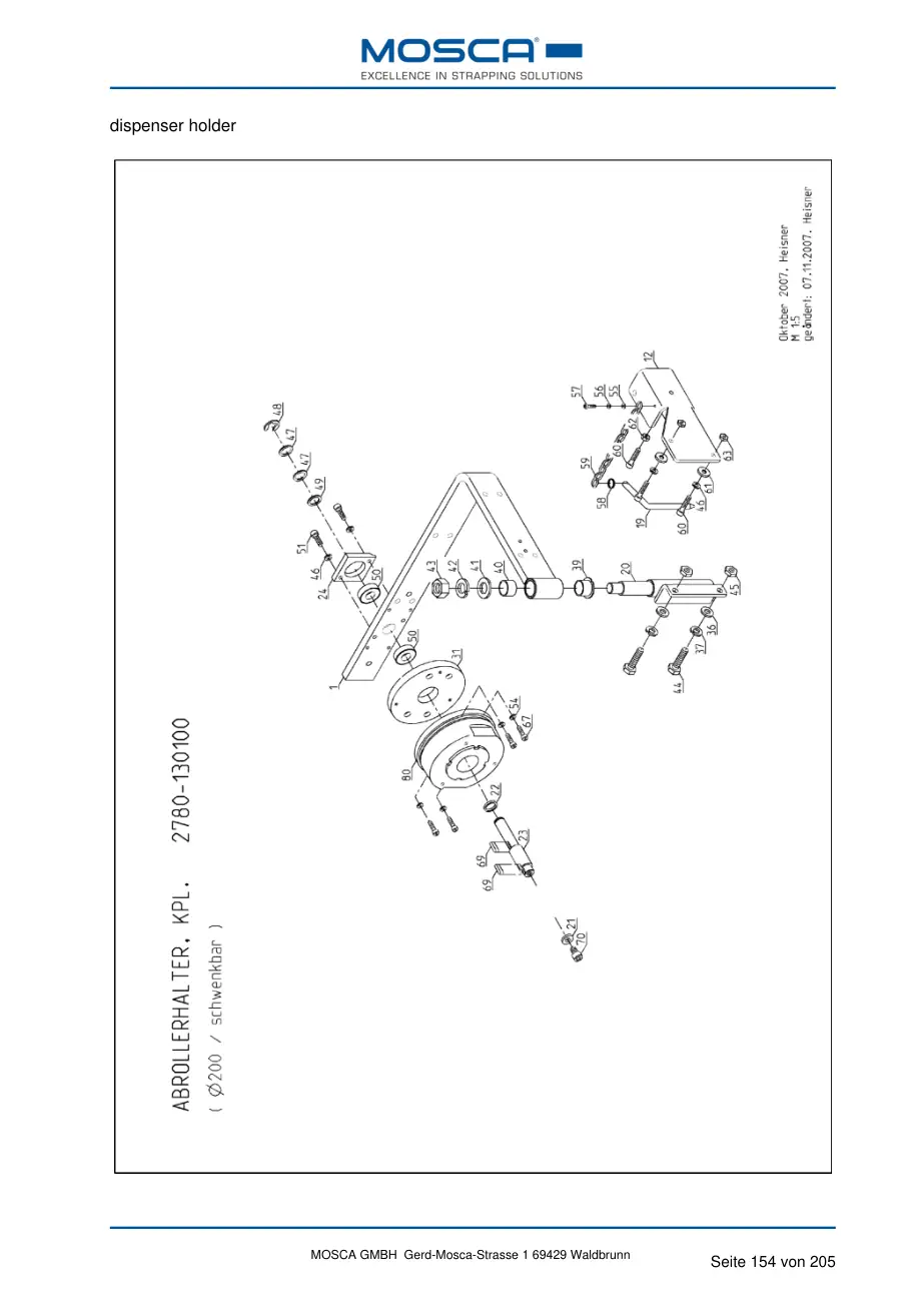 Mosca 0401-030000-08 distance