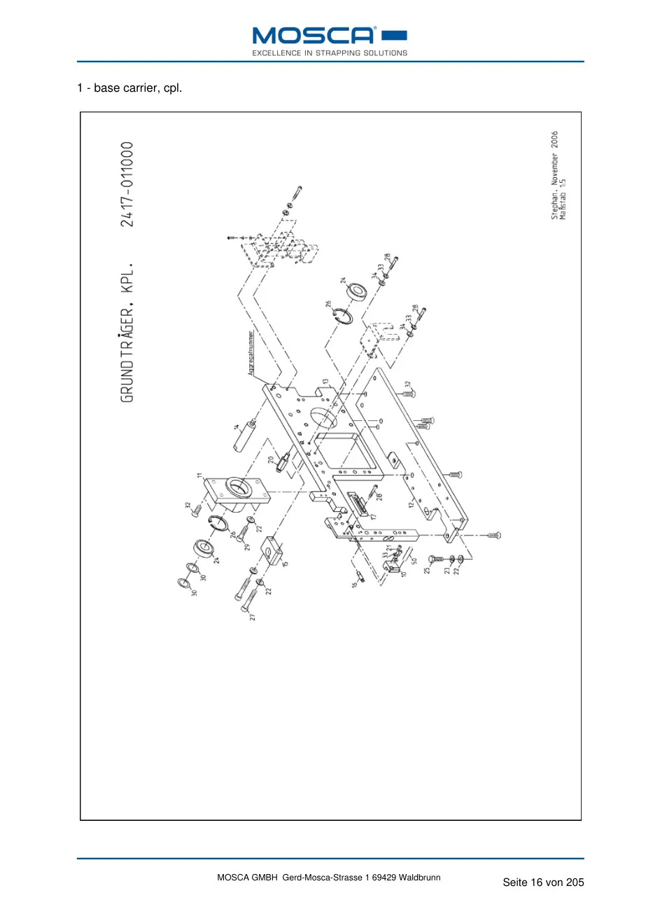 Mosca 2415-011000-11 bearing