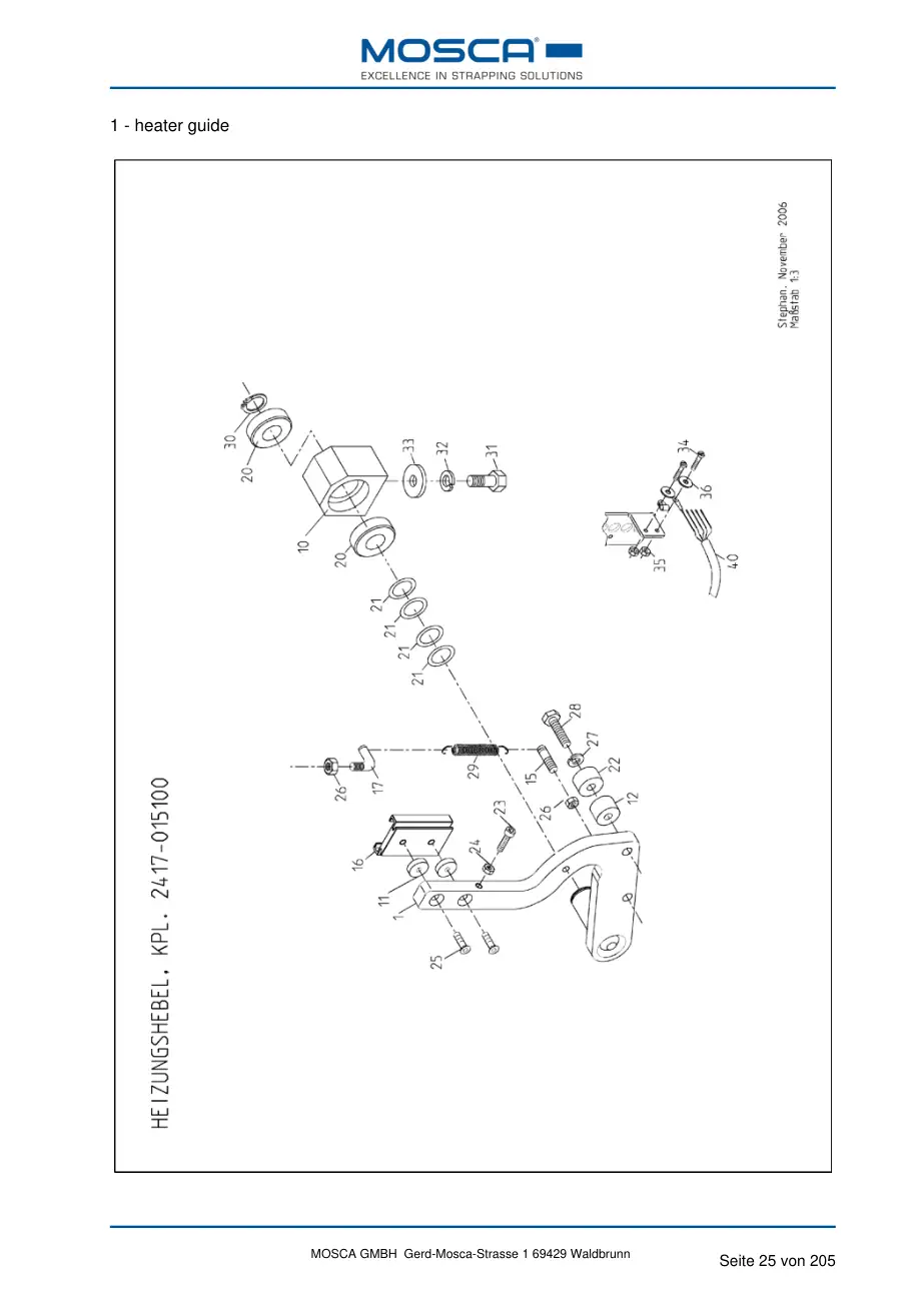 Mosca 2415-015000-34 bearing
