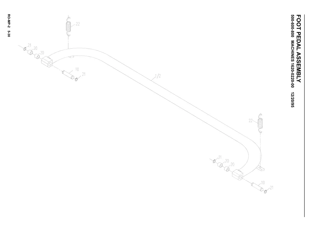 Mosca 1620-0221-00 Foot Rail