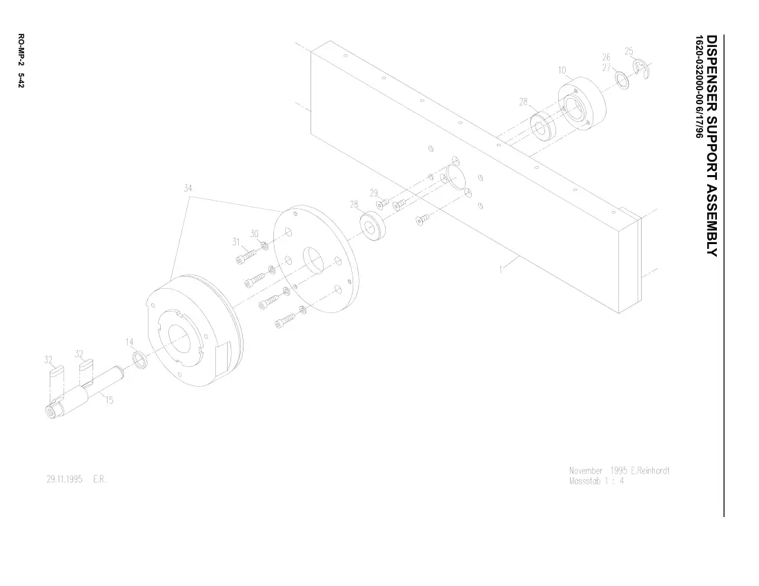 Mosca 1620-0321-00 Brake Support