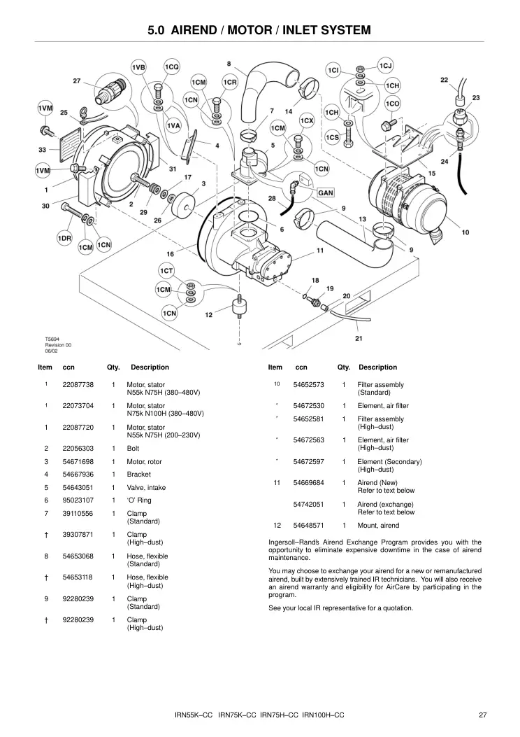 Ingersoll Rand 22087720
