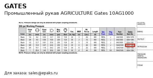 Gates 10AG1000
