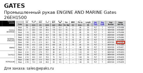 Gates 26EH1500