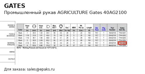Gates 40AG2100