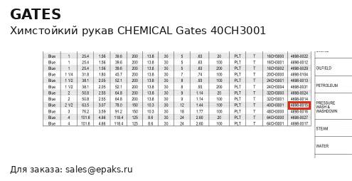 Gates 40CH3001