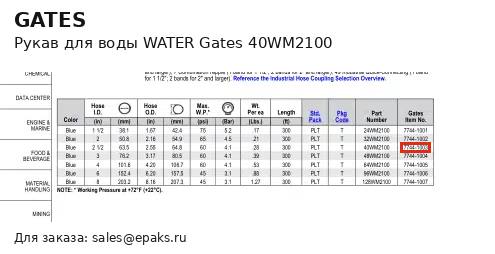 Gates 40WM2100