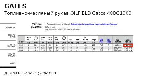 Gates 48BG1000