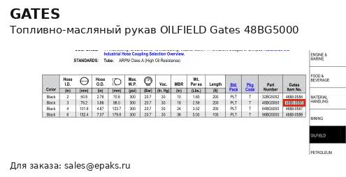 Gates 48BG5000