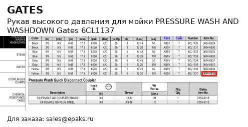Gates 6CL1137