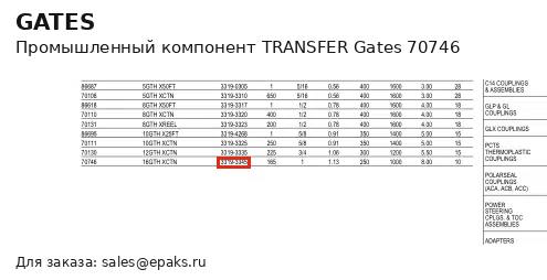 Gates 70746
