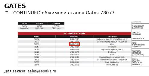 Gates 78077