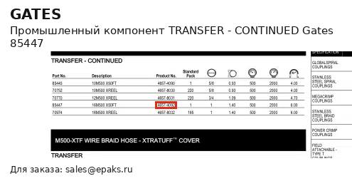 Gates 85447