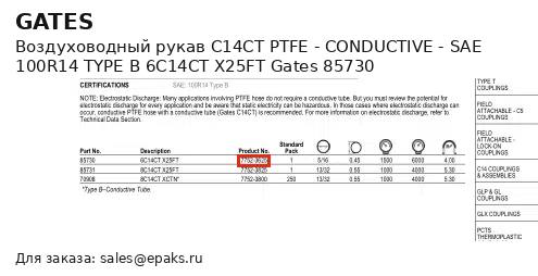 Gates 85730
