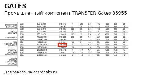 Gates 85955