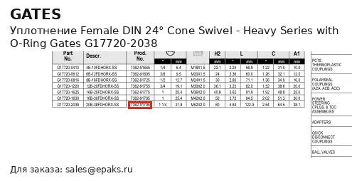 Gates G17720-2038