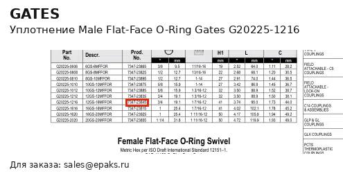 Gates G20225-1216
