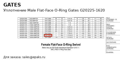 Gates G20225-1620