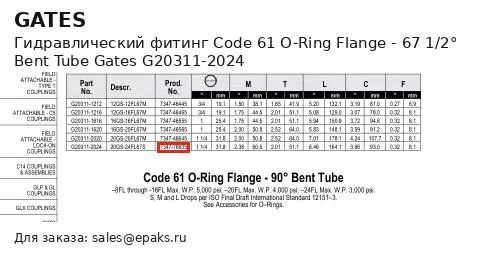 Gates G20311-2024