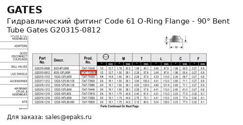 Gates G20315-0812