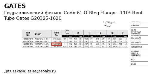 Gates G20325-1620