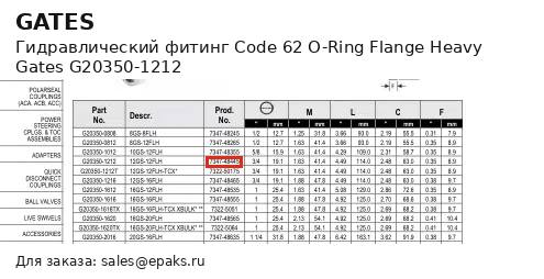 Gates G20350-1212