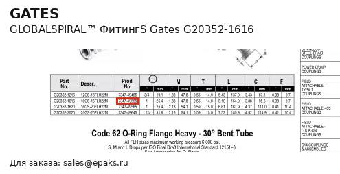 Gates G20352-1616