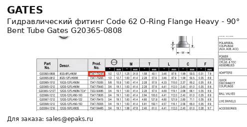 Gates G20365-0808