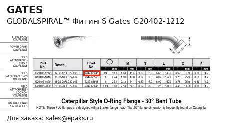 Gates G20402-1212