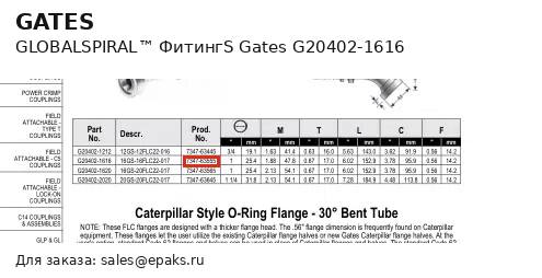Gates G20402-1616