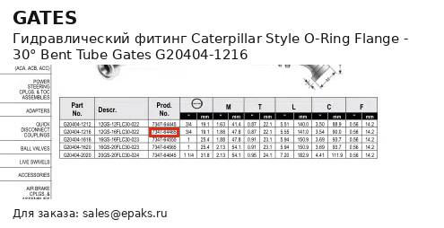 Gates G20404-1216