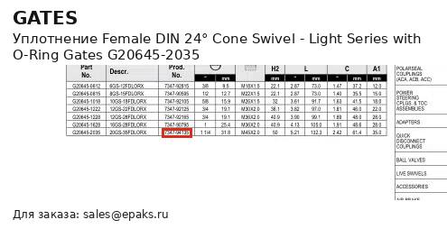 Gates G20645-2035