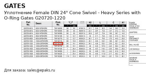 Gates G20720-1220