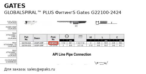 Gates G22100-2424