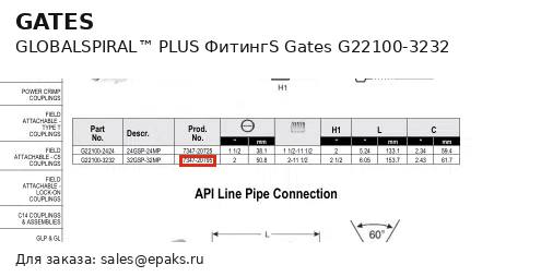 Gates G22100-3232